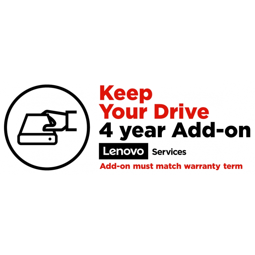 Lenovo 4Y Keep Your Drive 1 lisenssi(t) 4 vuosi/vuosia