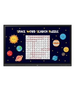 LG CreateBoard Interaktīvā baltā tāfele 165,1 cm (65") 3840 x 2160 pikseļi Skārienjūtīgais ekrāns Melns USB / RF bezvadu