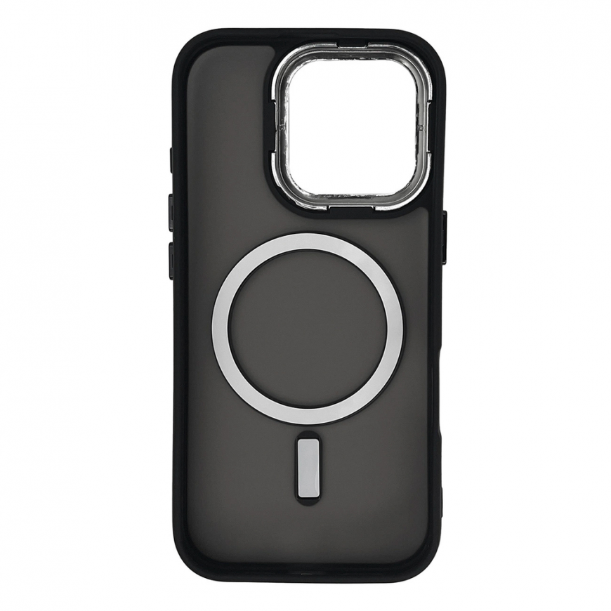 Чехол в стиле Fashion, совместимый с MagSafe, для iPhone 17 Air - черный – 2