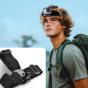 TECH-PROTECT GA100 Head Mount GoPro | DJI musta TECH-PROTECT GA100 Head Mount GoPro | DJI musta