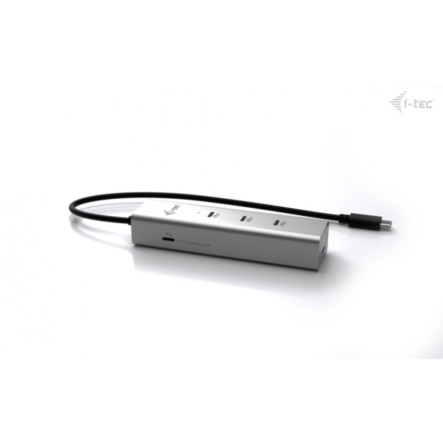 i-tec Metal USB-C Charging HUB 5port with USB-C video 8K + Power Delivery 85W – 3