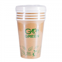 Kompostējami pārtikas trauki ar vākiem Go Green 940ml 5gab|0,131kg Kompostējami pārtikas trauki ar vākiem Go Green 940ml 5gab|0,131kg