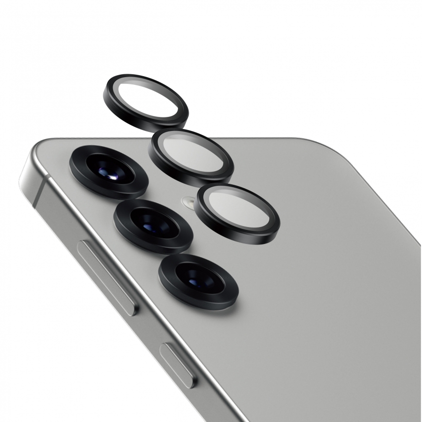 PanzerGlass ® Hoops® Ceramic Camera Lens Protector Samsung Galaxy S25 Skaidri ekrano apsauga 1 vnt