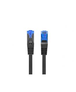 Lanberg PCF6A-10CC-0500-BK tīkla kabelis Melns 5 m Cat6a S/FTP (S-STP)