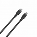 HYPER HyperJuice 240W Silicone USB-C to USB-C Cable (6ft/2m) - Black