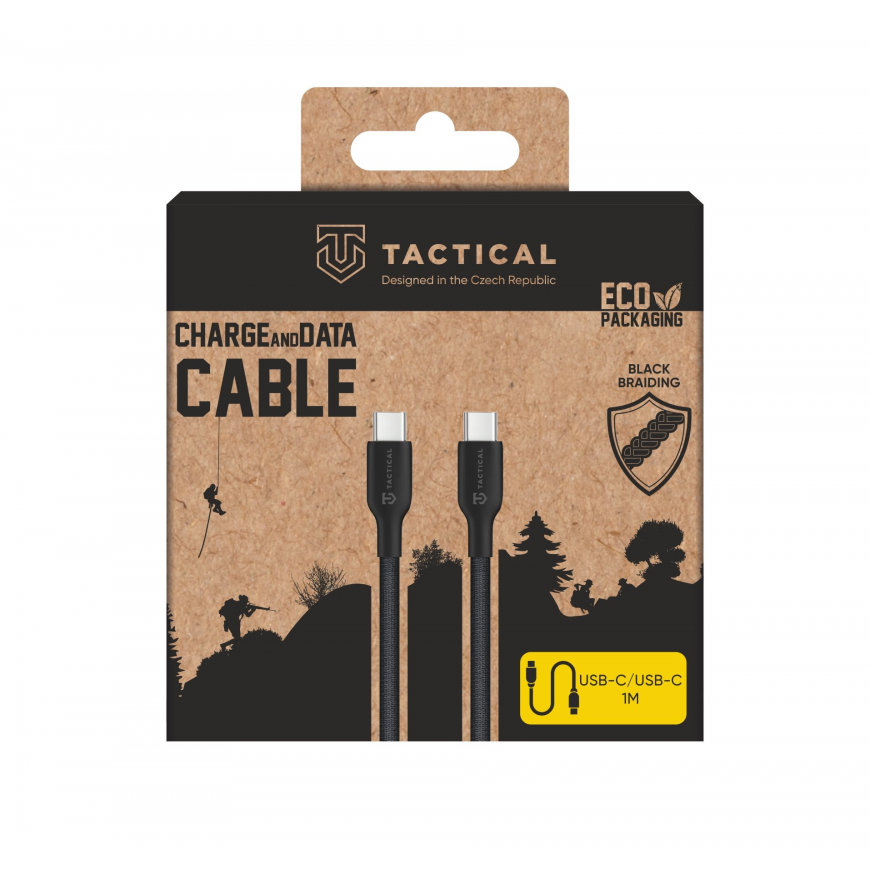 Tactical Stitch Thread Cable USB-C|USB-C 1m Black