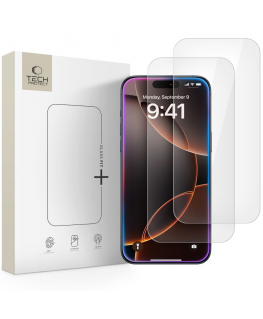 SZKŁO HARTOWANE TECH-PROTECT GLASS FIT+ 2-PACK IPHONE 17 AIR CLE