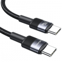USAMS Kabel pleciony 240W USB-C|USB-C 1.2m SY Sereis tarnish SJ7 USAMS Kabel pleciony 240W USB-C|USB-C 1.2m SY Sereis tarnish SJ7