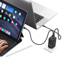 USAMS Kabel pleciony 240W USB-C|USB-C 1.2m SY Sereis tarnish SJ7 USAMS Kabel pleciony 240W USB-C|USB-C 1.2m SY Sereis tarnish SJ7