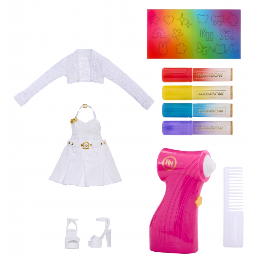 Rainbow High Air Brush & Create Fashion Dolls - Grey Eyes – 3