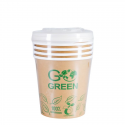 Compostable food containers with lids Go Green 700ml 5pcs|0,115k