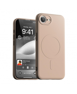 Etui Mercury Semi-Silicone MagSafe do iPhone 16e różowo-pias