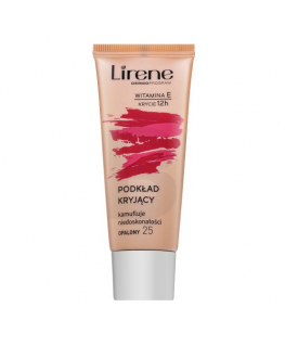 Lirene Vitamin E High-Coverage Liquid Foundation 25 Tanned проти