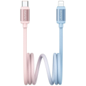Cable USAMS Bicolor Series SJ757 PD 30W USB-C|Lightning 1.2m bl Cable USAMS Bicolor Series SJ757 PD 30W USB-C|Lightning 1.2m bl