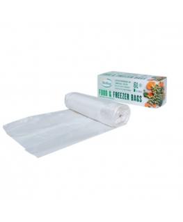 Пакеты для заморозки продуктов, компостируемые BioBag 6 л (20 шт