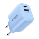 Tech-Protect NCA30 PD 30W QC3.0 USB-A | USB-C Wall Charger - Blu