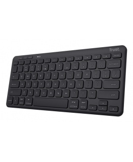 Trust Lyra klaviatūra Universalus RD belaidis ryšys + „Bluetooth“ QWERTY Anglų (JAV) Juoda