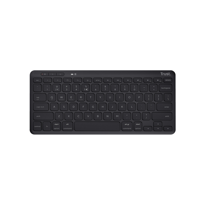 Trust Lyra keyboard Universal RF Wireless + Bluetooth QWERTY US English Black – 2