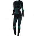Viking Ilsa Women's Thermoactive Underwear Set Black-Green 500-15-1977-70, Size S Viking Ilsa Women's Thermoactive Underwear Set Black-Green 500-15-1977-70, Size S