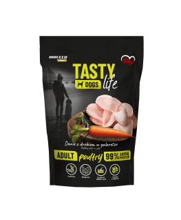 BIOFEED Tasty dog life vištiena 90% maišelyje 500g