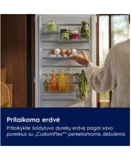 Iebūvējams ledusskapis Electrolux 600, TwinTech, ENCMUSP9S
