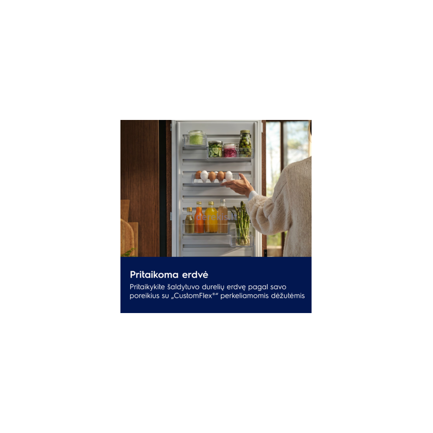 Built-in refrigerator Electrolux 600, TwinTech, ENCMUSP9S