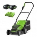 Akumulatora zāles pļāvējs Greenworks MO48L422-01 2x24 V 2x4,0 Ah akum. Akumulatora zāles pļāvējs Greenworks MO48L422-01 2x24 V 2x4,0 Ah akum.