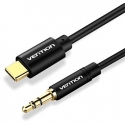 Kaabel Audio 3,5 mm kuni USB-C/1,5 m, must, VENTION BGABG (6922794734678) Kaabel Audio 3,5 mm kuni USB-C/1,5 m, must, VENTION BGABG (6922794734678)
