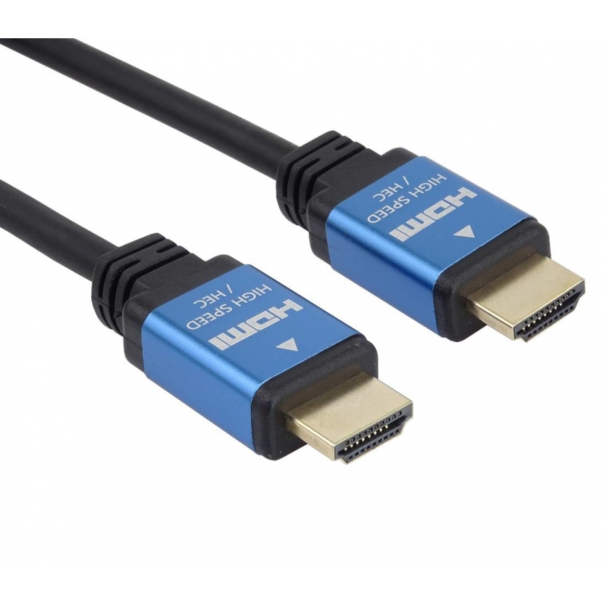 PremiumCord KPHDM2A3 HDMI кабель 3 m HDMI Тип A (Стандарт) Черный, Синий