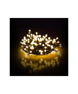 Ziemassvētku lampiņas Retlux 200 LED silti baltā krāsā