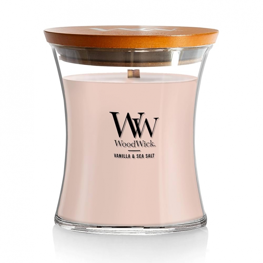 WoodWick Mini Hourglass sveces ar vaniļas