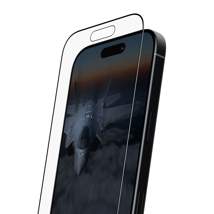 PanzerGlass ® Stealth Screen Protector iPhone 17 | iPhone 16 Pro | Ultra-Wide Fit w. FASTFIT IN-A-BO