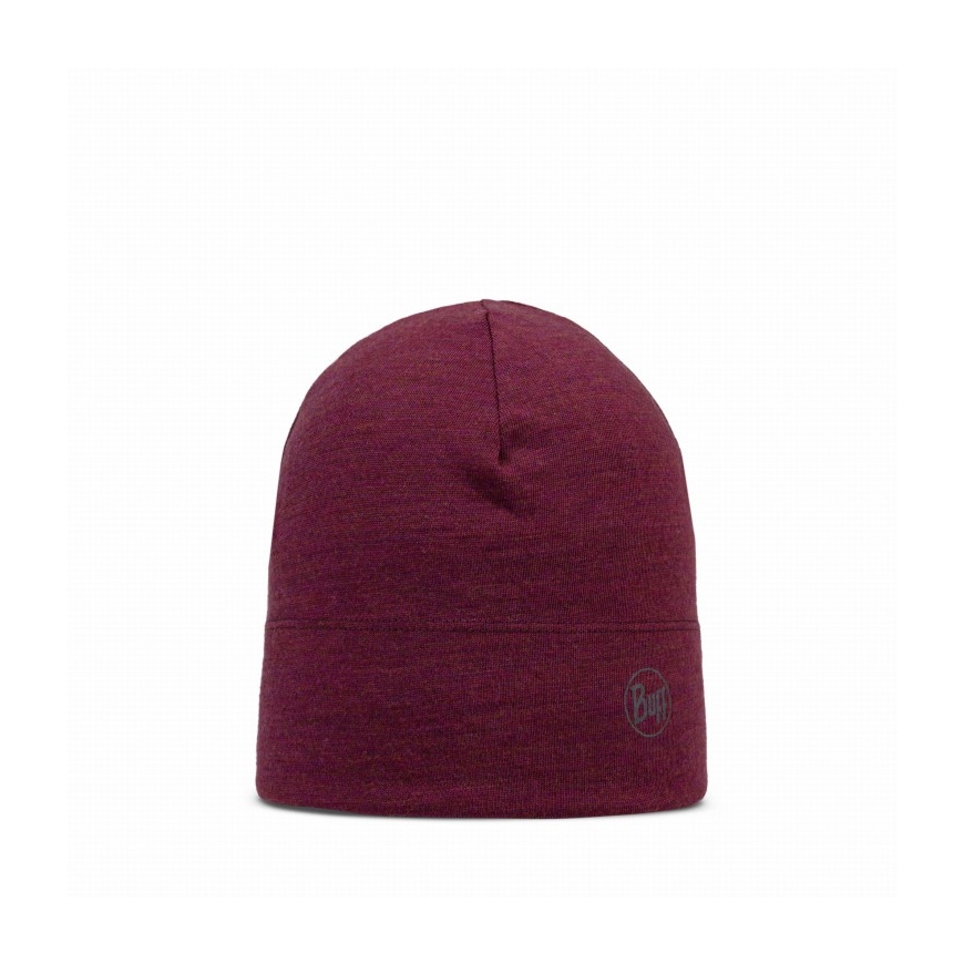 Cepure BUFF MERINO MIDWEIGHT BEANIE MELANGE TIBETAN RED – 2