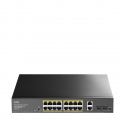 Cudy GS1018PS2 tinklo komutatorius Ne-valdomas Gigabit Ethernet (10/100/1000) Maitinimas per Eternet Cudy GS1018PS2 tinklo komutatorius Ne-valdomas Gigabit Ethernet (10/100/1000) Maitinimas per Eternet