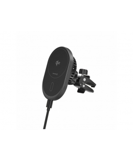 Swissten Magnetic Car Holder MagRide with Wireless Charger Qi2 15W (MagSafe compatible)