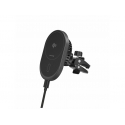 Swissten Magnetic Car Holder MagRide with Wireless Charger Qi2 15W (MagSafe compatible)