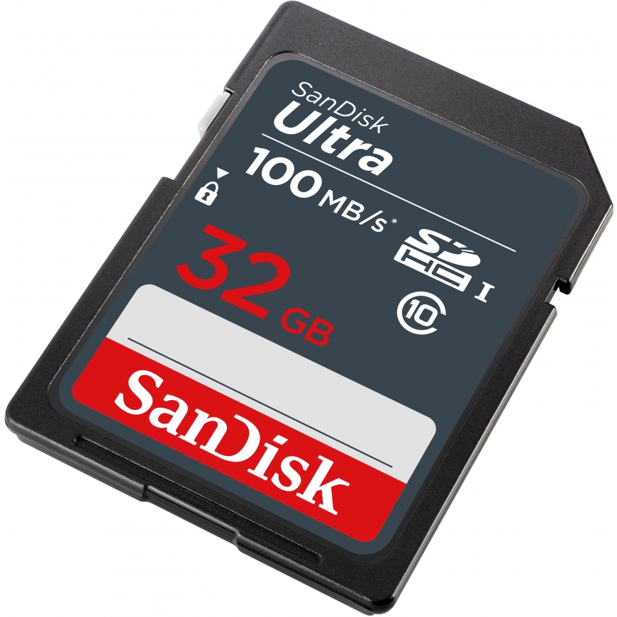 SanDisk Ultra 32GB SDHC Mem Card 100MB/s UHS-I Class 10 – 2