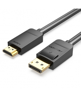 Vention HADBG videokaapeli-adapteri 1,5 m DisplayPort HDMI musta
