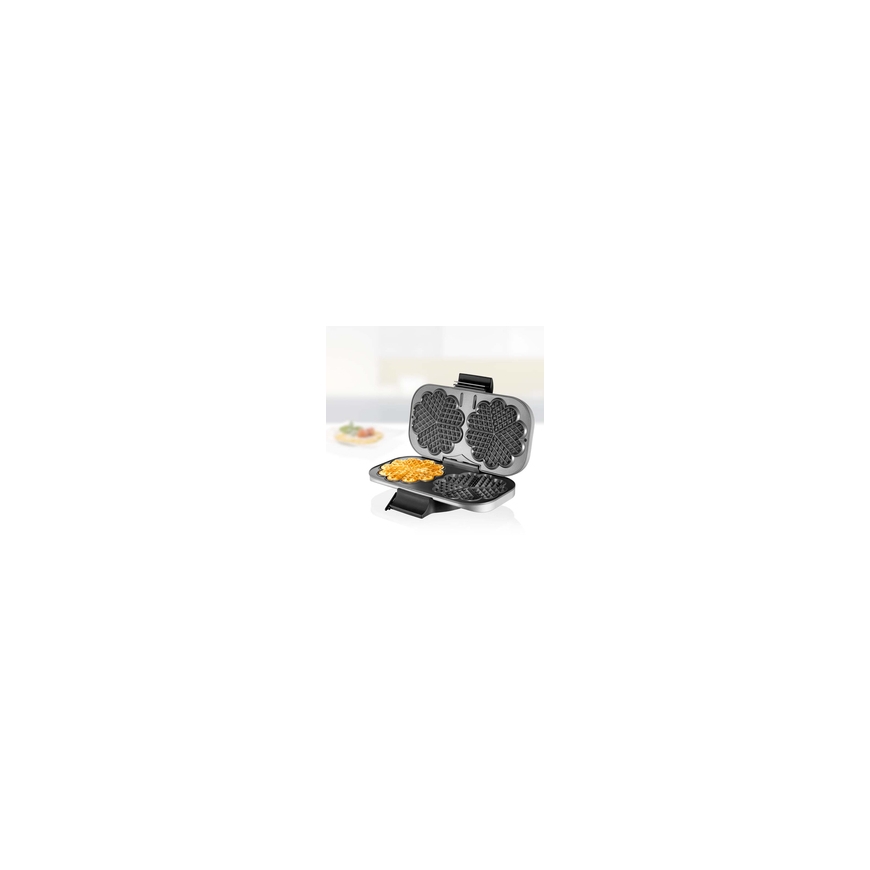 Unold 48241 vaflinė 2 vafliai 1300 W Juoda, Sidabras – 2