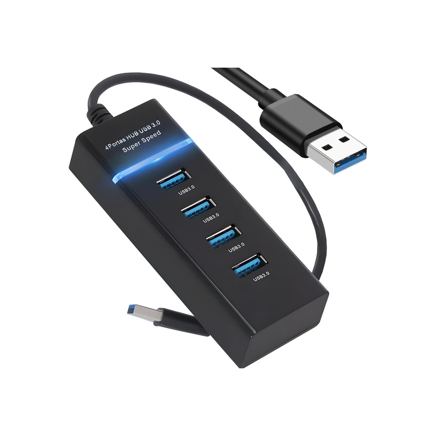 Fusion Hub usb 3.0 prievadų skirstytuvas 4 prievadų skirstytuvo