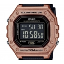 Мужские часы CASIO W-218HM-5BVDF + коробка