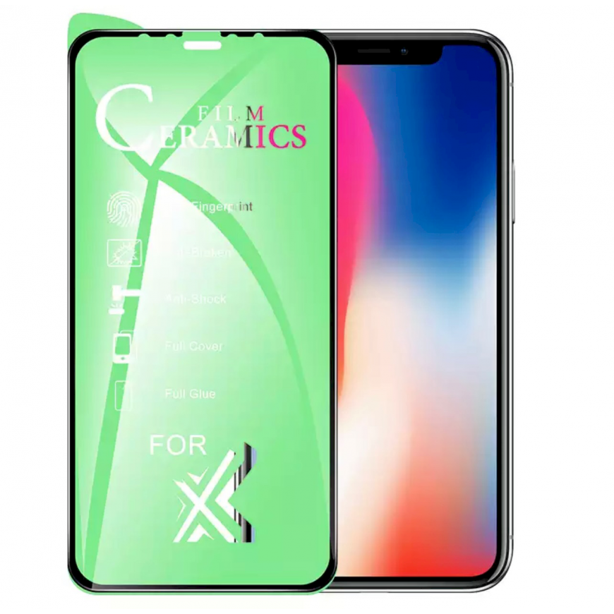 GoodBuy Clear Ceramic Glass visiškai uždengtas rėmeliu Apple iPh