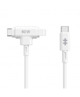 HYPER HyperJuice USB-kaabel USB 2.0 1,5 m USB C USB C/Lightning Valge