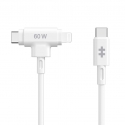 HYPER HyperJuice USB cable USB 2.0 1.5 m USB C USB C/Lightning White HYPER HyperJuice USB cable USB 2.0 1.5 m USB C USB C/Lightning White