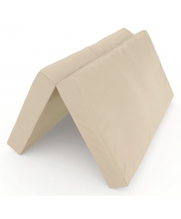 Salokāms gimnastikas matracis SANRO 100x100x10 cm gaiši pelēks