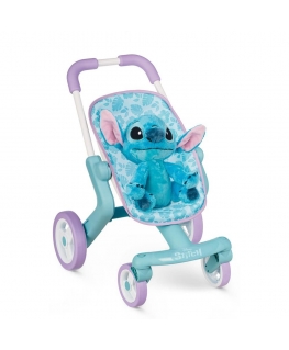Disney Lilo&Stitch -nukenvaunu, johon sisältyy Stich-nukke