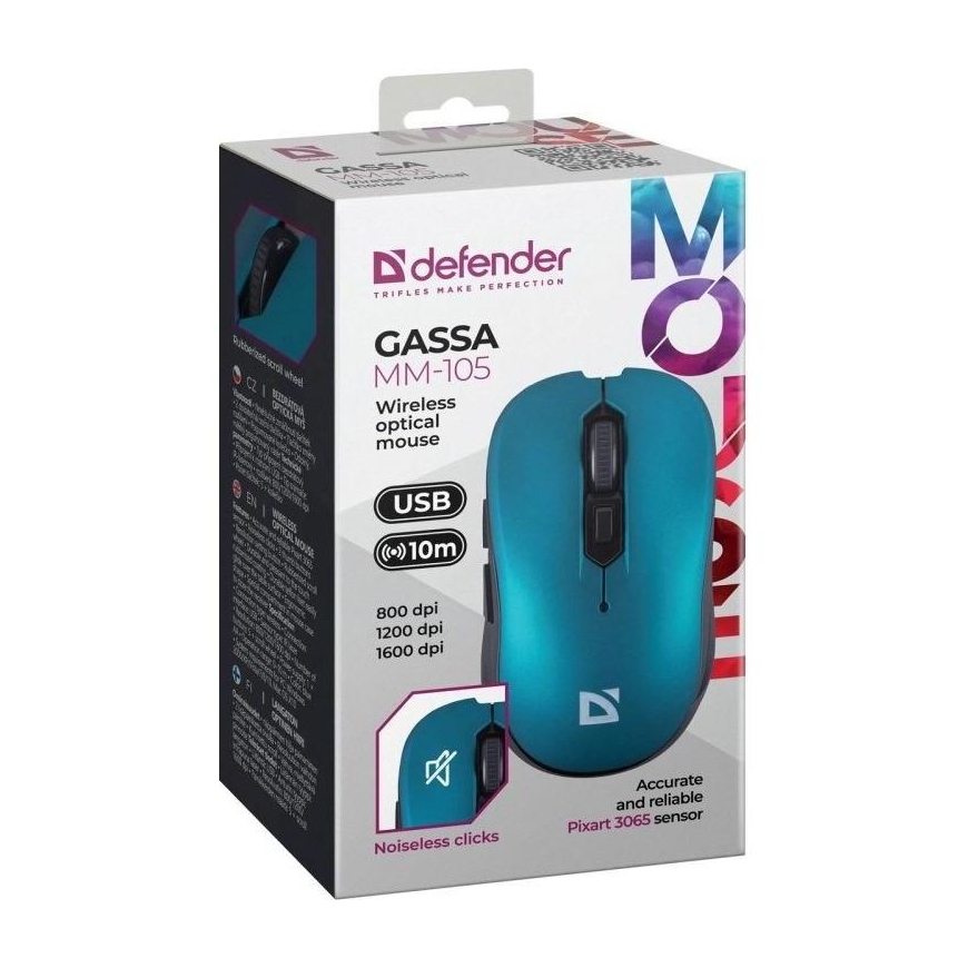 PELE DEFENDER GASSA MM-105 RF SILENT BLUE – 2