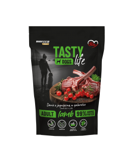 BIOFEED Tasty dog life с ягненком 90% пауч 500г