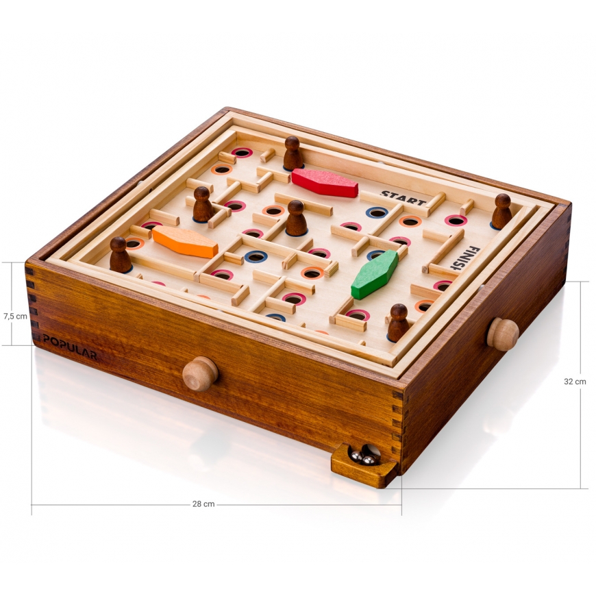 Woodyland Olymptoy Chess, Ludo, Checkers, 6 Dice, and Domino Set – 2