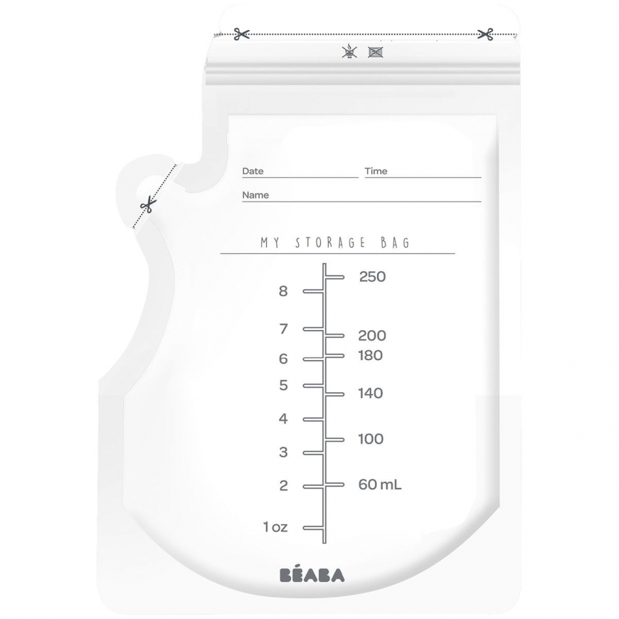 Beaba 911738 50 x 250 ml läbipaistev
